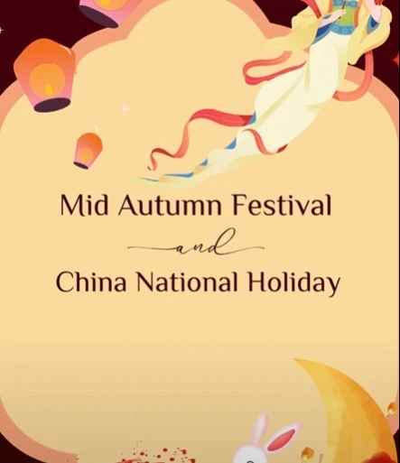 The Mid-Autumn Festival and China National Holiday Coming