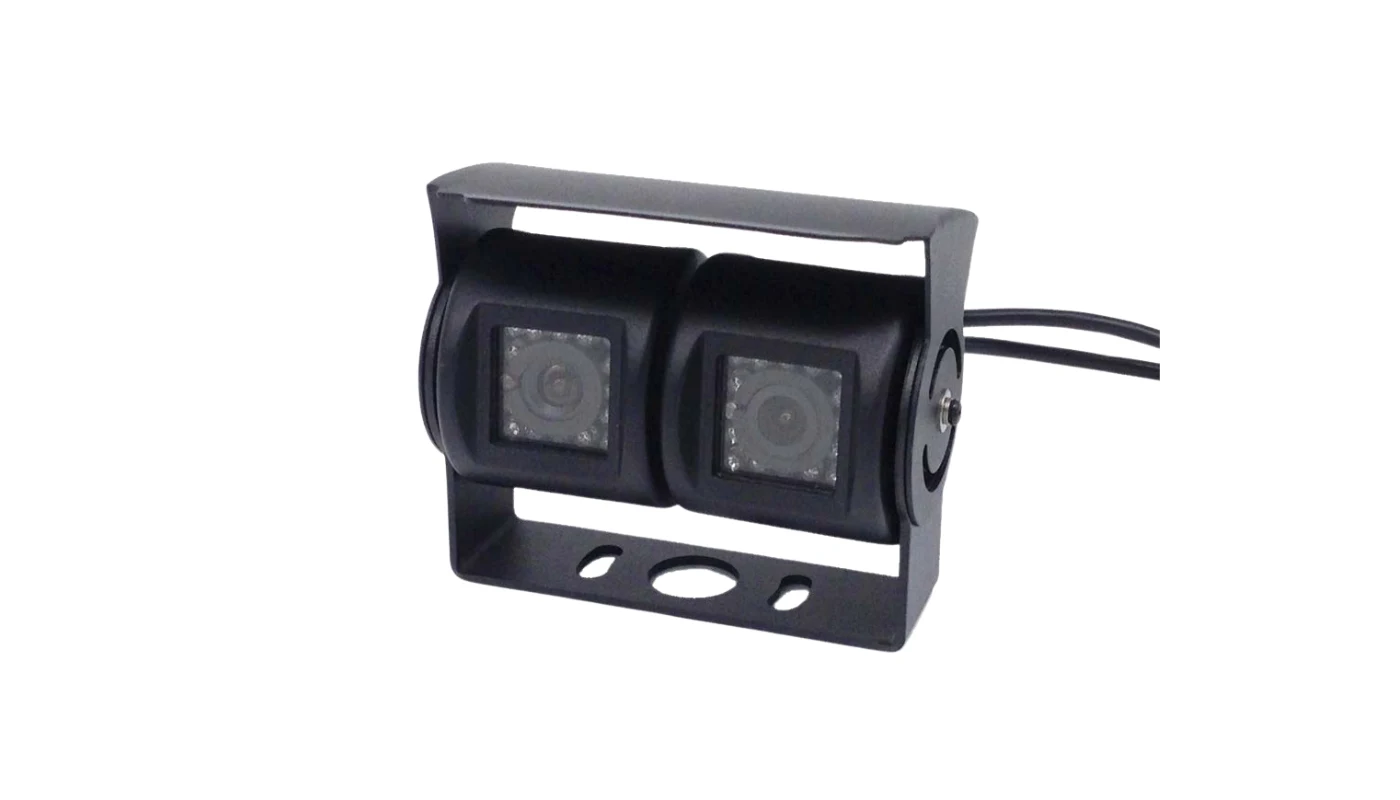 Car IR Night Vision Bus Backup Camera with Dual Lens, Reversing Cameras For Trucks, MC016D