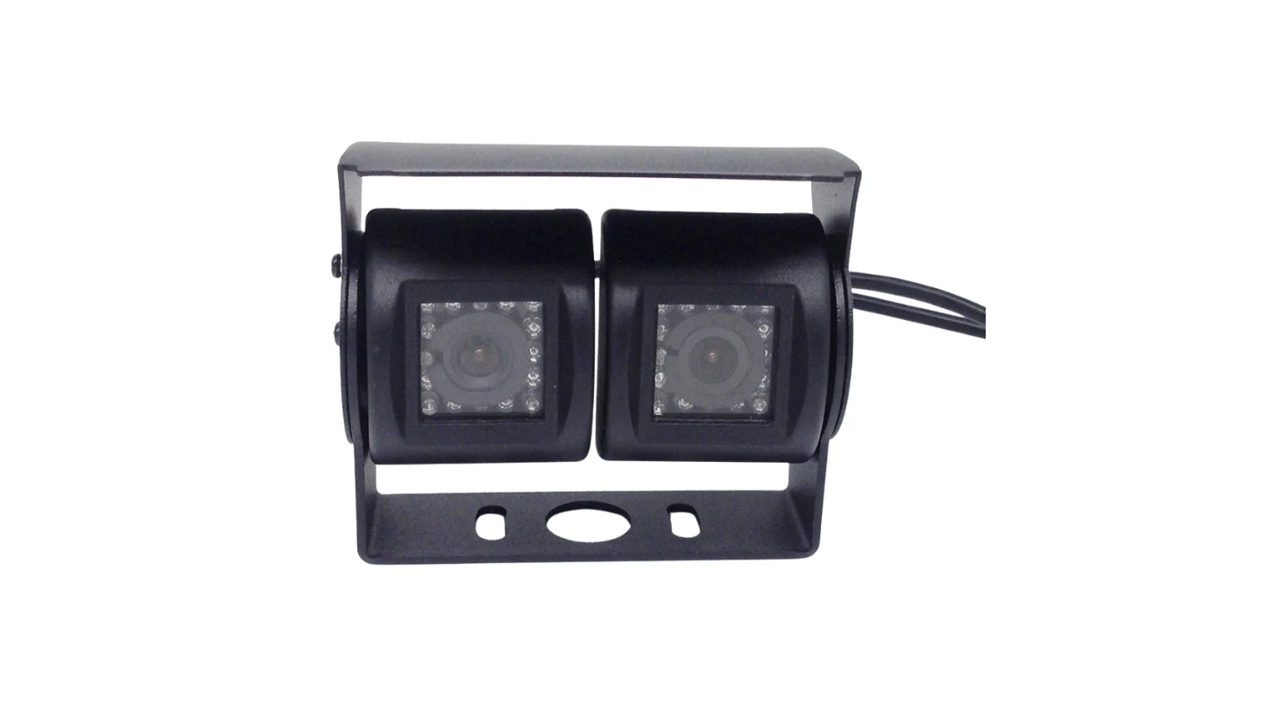 Car IR Night Vision Bus Backup Camera with Dual Lens, Reversing Cameras For Trucks, MC016D